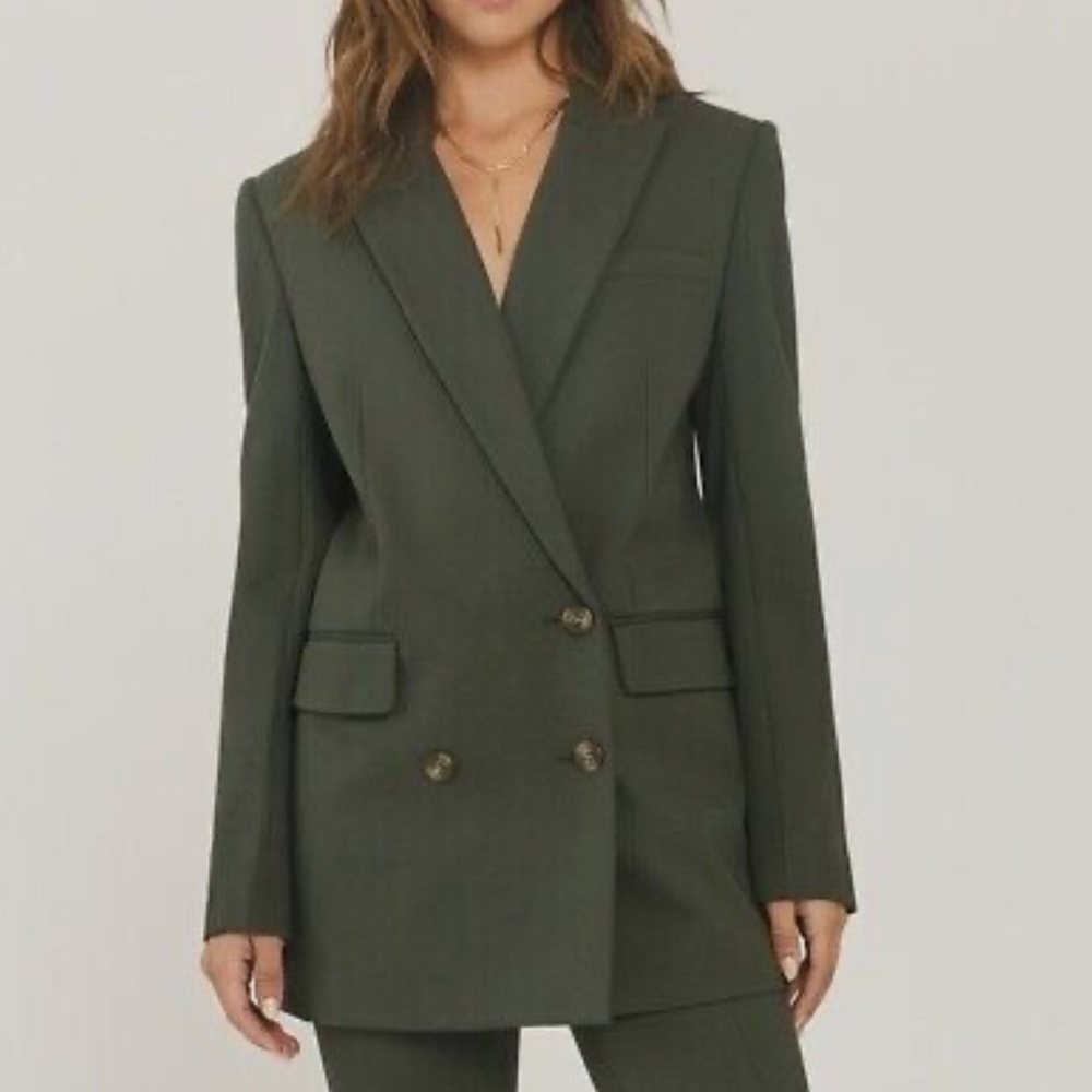 Something Navy Blazer in Olive Brand New